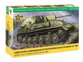 Model Kit military 5080 - Soviet self-propelled gun SU-76M (1:72)