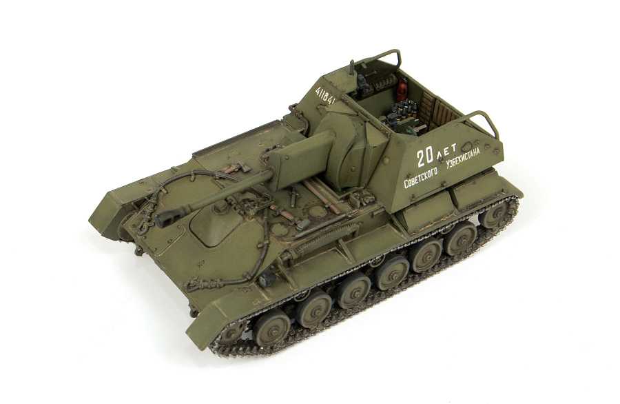 Model Kit military 5080 - Soviet self-propelled gun SU-76M (1:72)
