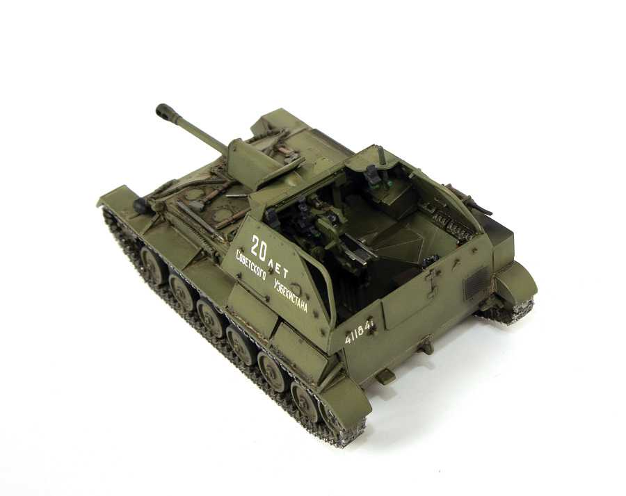 Model Kit military 5080 - Soviet self-propelled gun SU-76M (1:72)