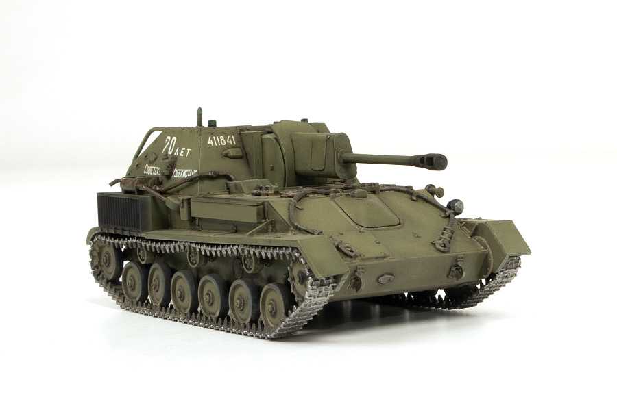 Model Kit military 5080 - Soviet self-propelled gun SU-76M (1:72)