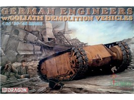 Model Kit military 6103 - GERM.ENG.W/GOLIATH (1:35)