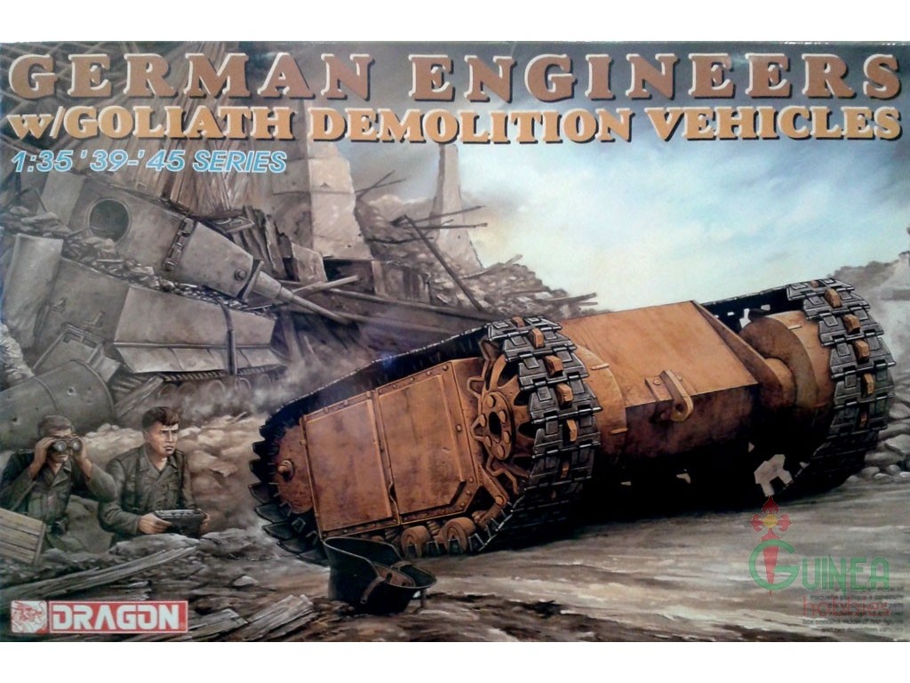 1:35 German Engineers w/Goliath Demolition Vehicles 