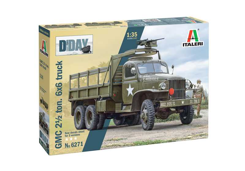 Model Kit military 6271 - GMC 2 1/2 ton. 6x6 truck (1:35) 33-6271