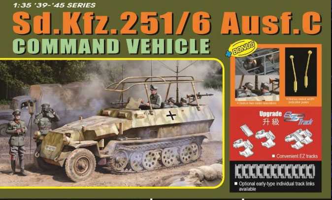 Model Kit military 6442 - Sd.Kfz.251/6 Ausf.C COMMAND VEHÍCLE (1:35) 34-6442