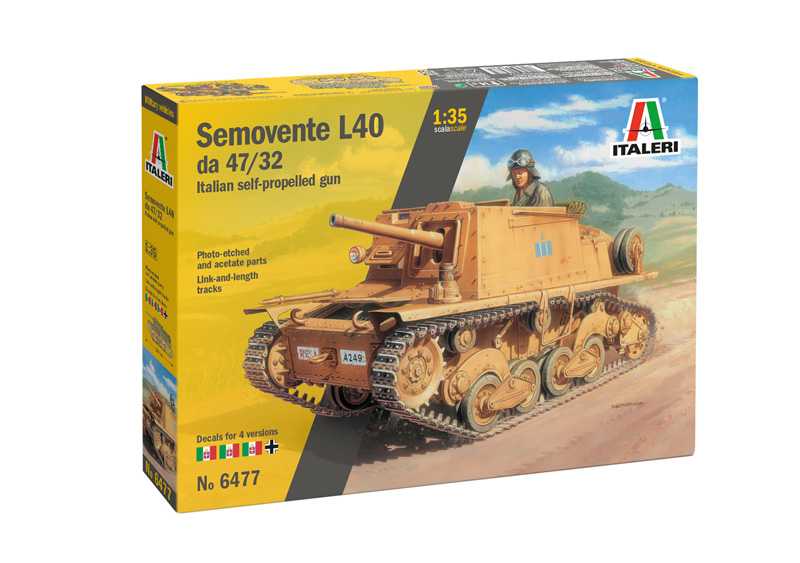 Model Kit military 6477 - Semovente L40 da 47/32 (1:35) 33-6477