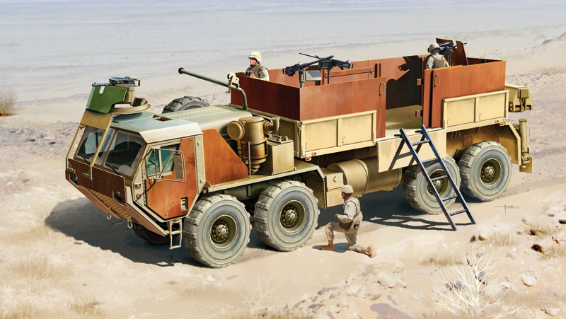 Model Kit military 6510 - HEMTT Gun Truck (1:35)