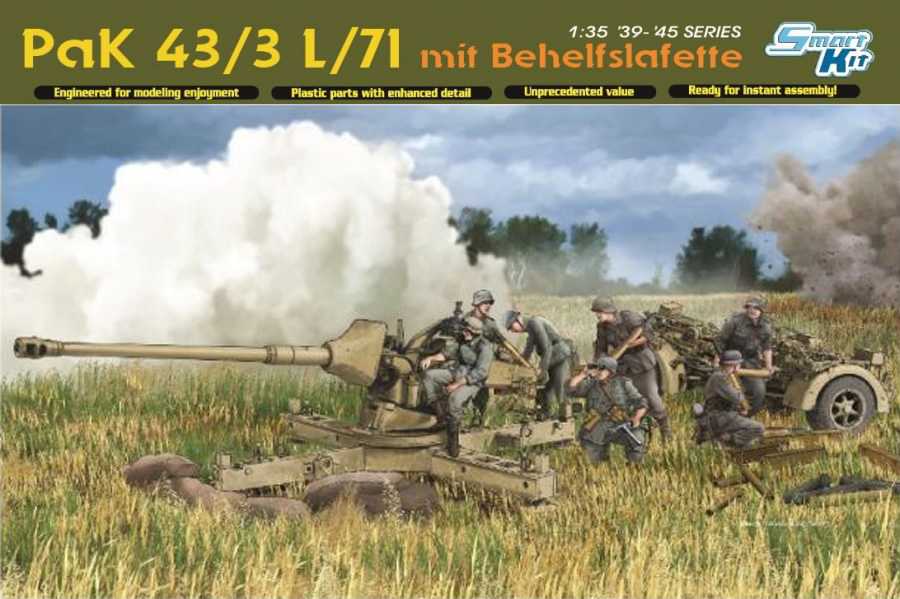 Model Kit military 6522 - PaK 43/3 L/71 MIT BEHELFSLAFETTE (1:35)