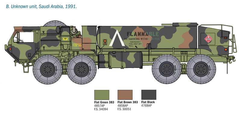 Model Kit military 6554 - M978 Fuel Servicing Truck (1:35)