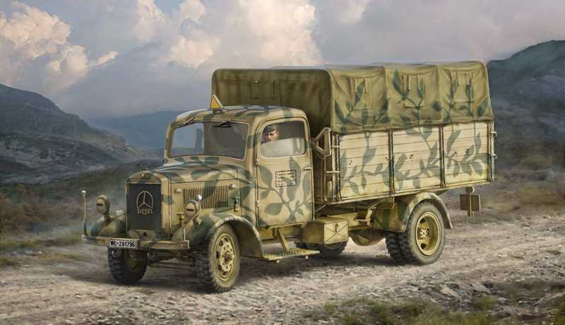 Model Kit military 6558 - Mercedes-Benz L3000 S (1:35)