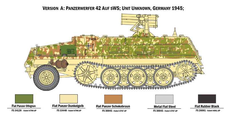 Model Kit military 6562 - 15 cm Panzerwerfer 42 auf sWS (1:35)
