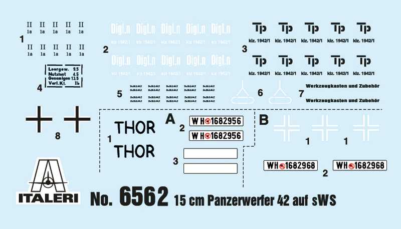 Model Kit military 6562 - 15 cm Panzerwerfer 42 auf sWS (1:35)