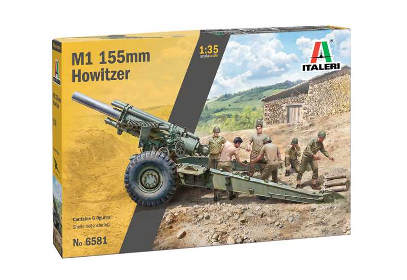 Model Kit military 6581 - M1 155mm Howitzer (1:35) 33-6581