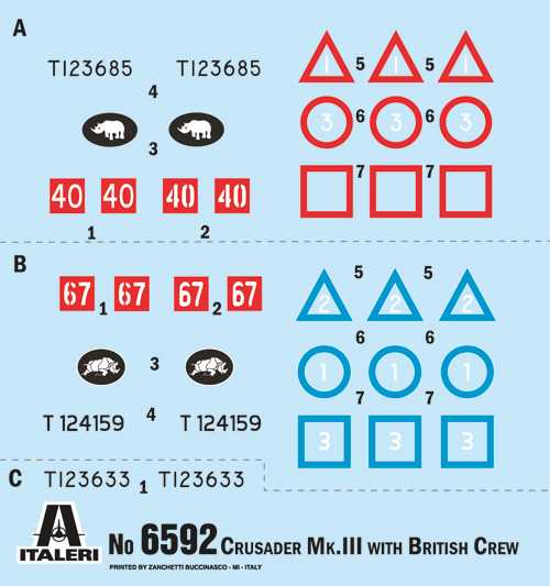 Model Kit military 6592 - Crusader Mk. II & British Tank Crew (1:35)