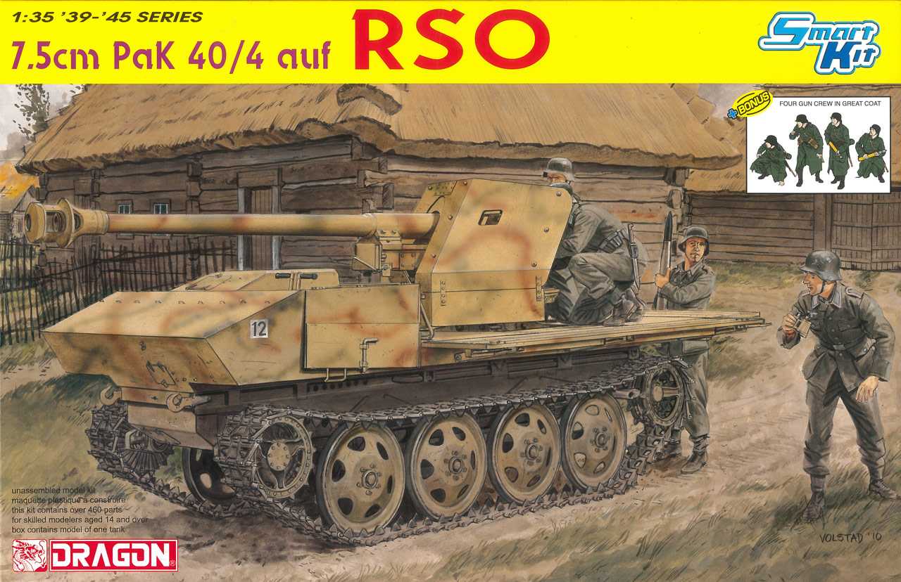 Model Kit military 6640 -7.5cm PaK 40/4 auf RSO (1:35) 34-6640