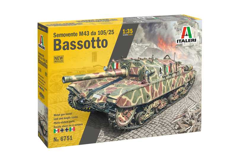 Model Kit military 6751 - Semovente M43 “Bassotto” (1:35)