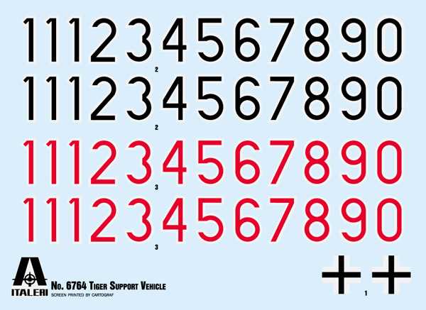 Model Kit military 6764 - Tiger Support Vehicle (1:35)