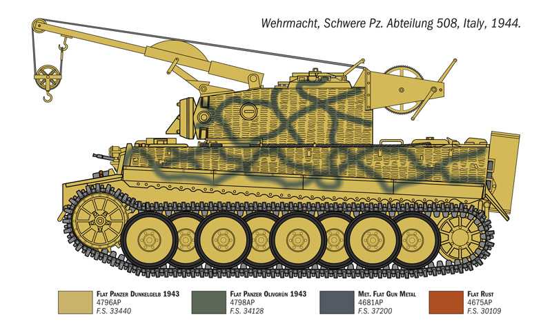 Model Kit military 6764 - Tiger Support Vehicle (1:35)