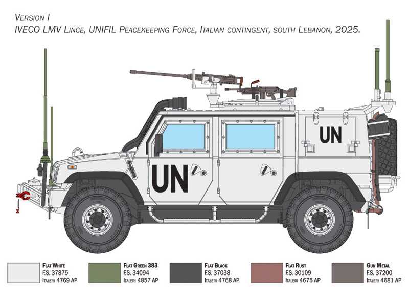 Model Kit military 6766 - VTLM Lince (1:35)
