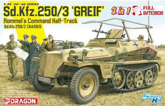 Model Kit military 6911 - Sd.Kfz.250 / 3 "Greif" (2 in 1) (1:35) 34-6911