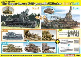Model Kit military 6946 - GERMAN HEAVY SELF-PROPELLED MORTAR KARL/LOKI (1:35)