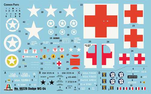 Model Kit military 90226 - Dodge WC54 Ambulance (1:35)
