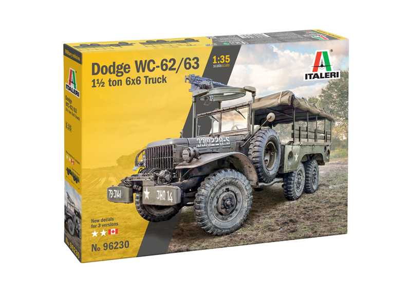 Model Kit military 96230 - Dodge WC62 1 1/2t 6x6 Truck (1:35)