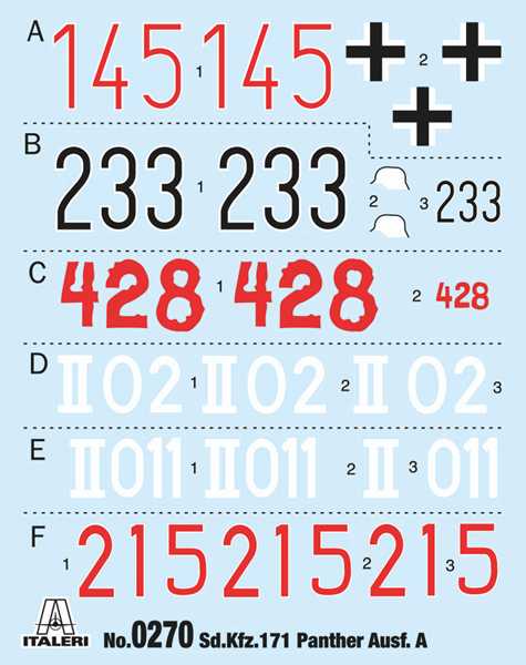 Model Kit tank 0270 - Sd.Kfz. 171 Panther Ausf A (1:35)