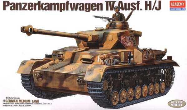 Model Kit tank 13234 - GERMAN PANZER IV H/J (1:35)