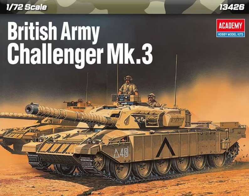 Model Kit tank 13426 - British Army Challenger Mk.3 (1:72) 36-13426
