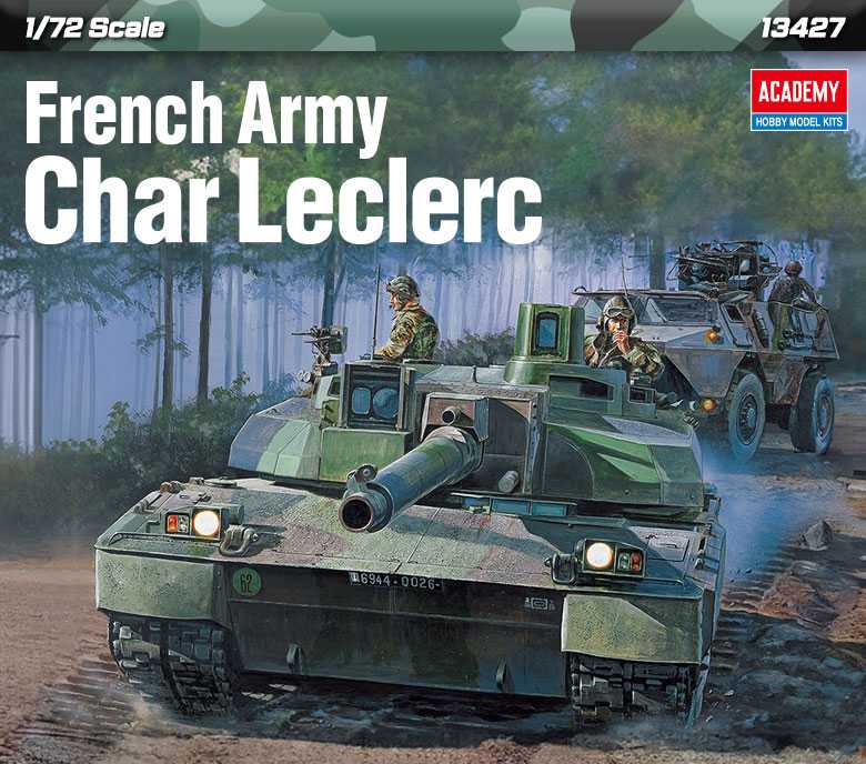 Model Kit tank 13427 - French Army Char Leclerc (1:72) 36-13427