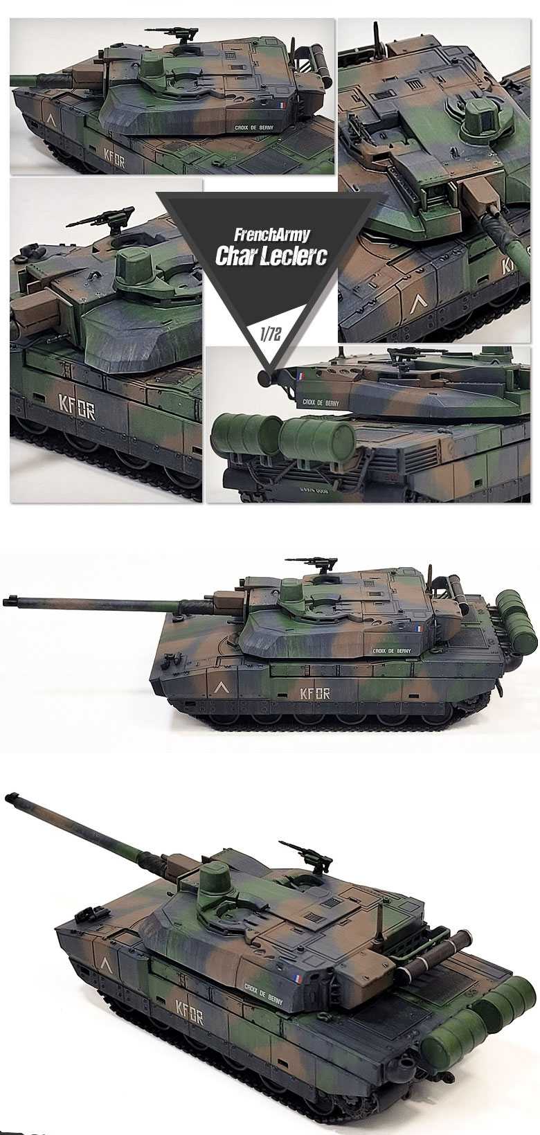 Model Kit tank 13427 - French Army Char Leclerc (1:72)