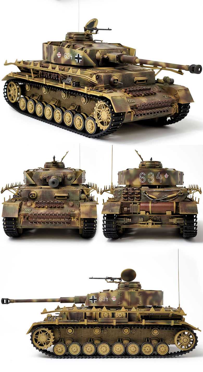Model Kit tank 13528 - German Panzer IV Ausf.H "Ver.Late" (1:35)