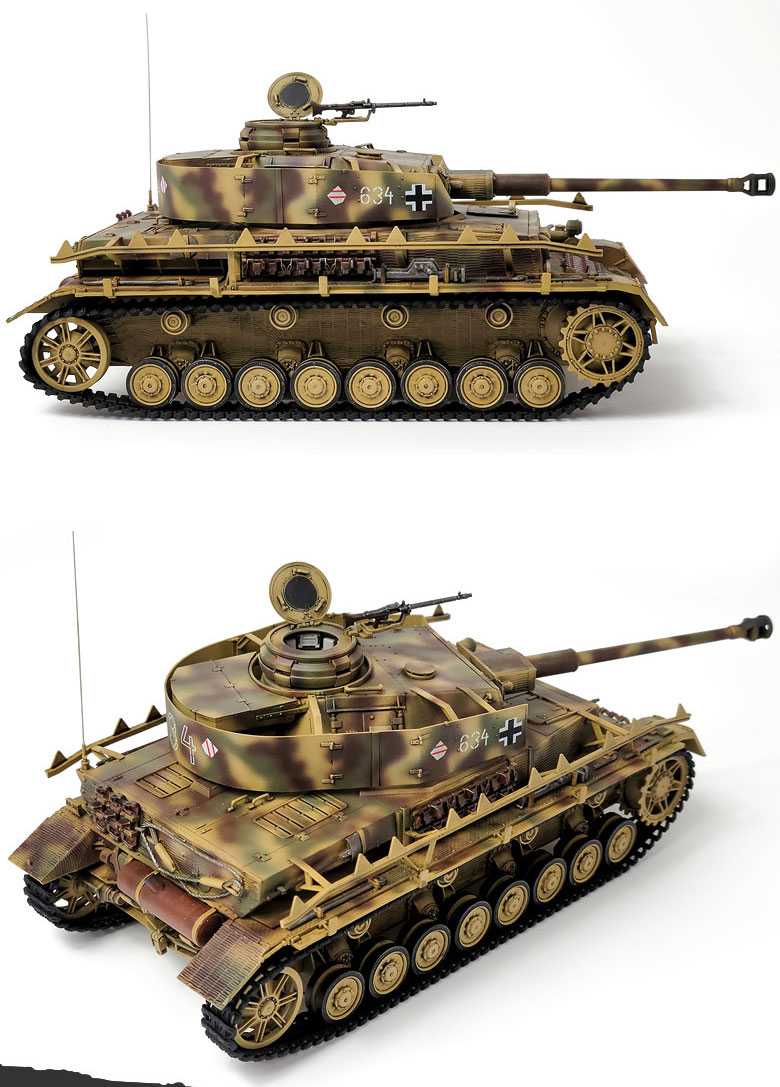 Model Kit tank 13528 - German Panzer IV Ausf.H "Ver.Late" (1:35)