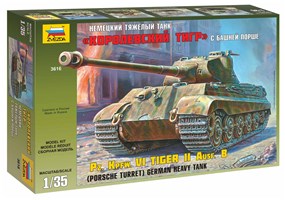 Model Kit tank 3616 - Kingtiger Porsche (1:35)