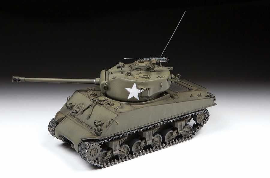 Model Kit tank 3676 - M4 A3 (76mm) Sherman Tank (1:35)