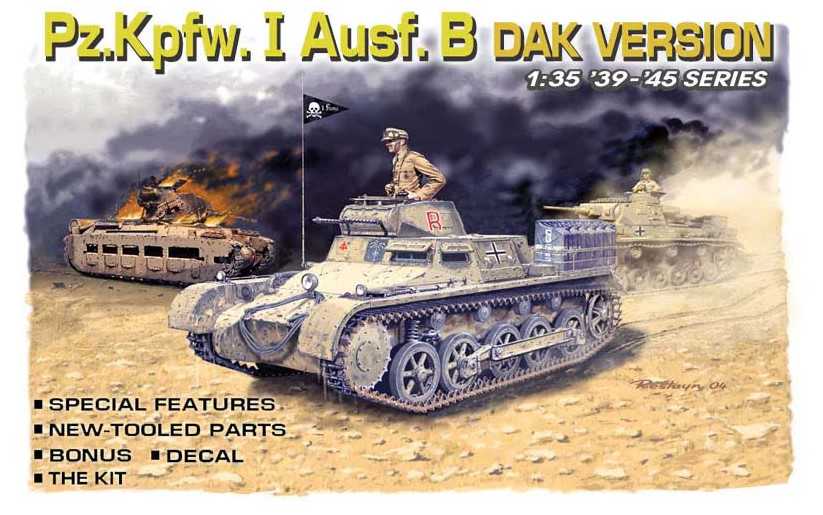 Model Kit tank 6207 - Pzkpfw. Aj Ausf. B, DAK Version (1:35) 34-6207