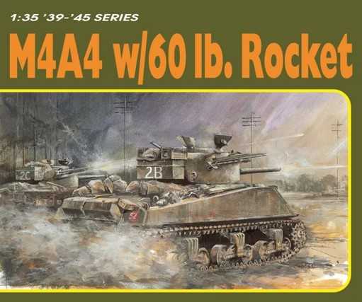 Model Kit tank 6405 - M4A4 w/60lb ROCKET (1:35) 34-6405