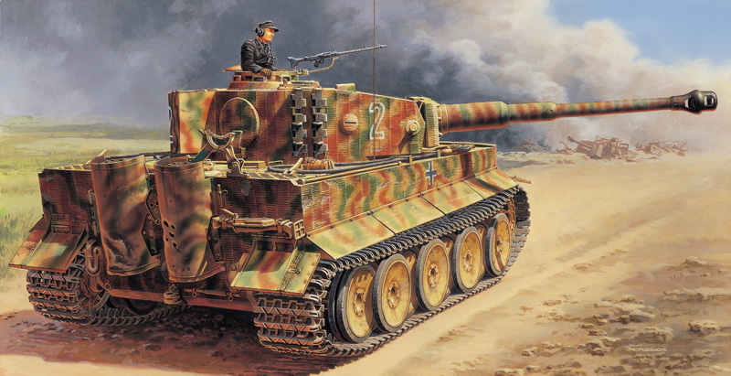 Model Kit tank 6507 - Pz.Kpfw.VI TIGER I Ausf.E mid production (1:35)