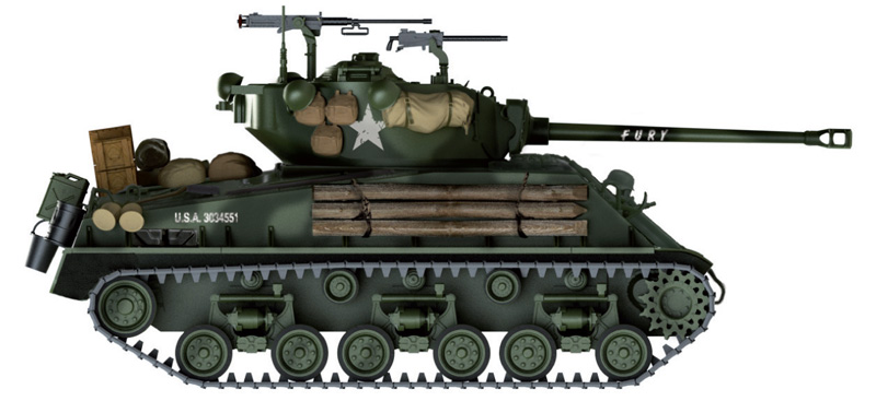 Model Kit tank 6529 - M4A3E8 SHERMAN (1:35)