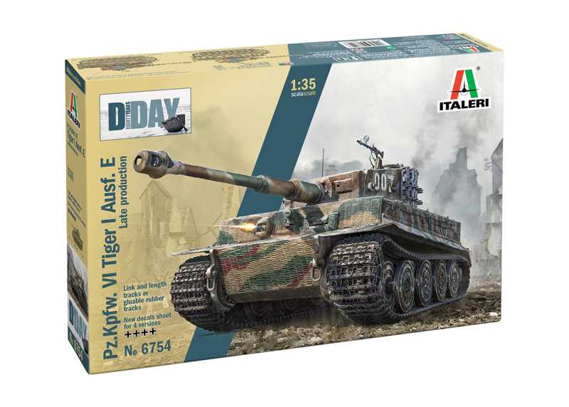 Model Tank Kit 6754 - Pz.Kpfw.VI Tiger I Ausf.E late prod. (1:35) 33-6754
