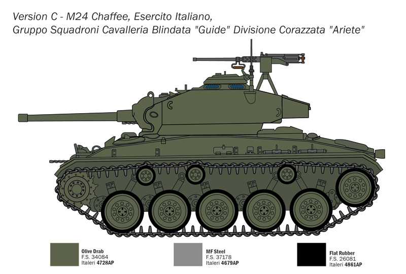 Model Kit tank 6761 - M24 "Chaffee" (1:35)