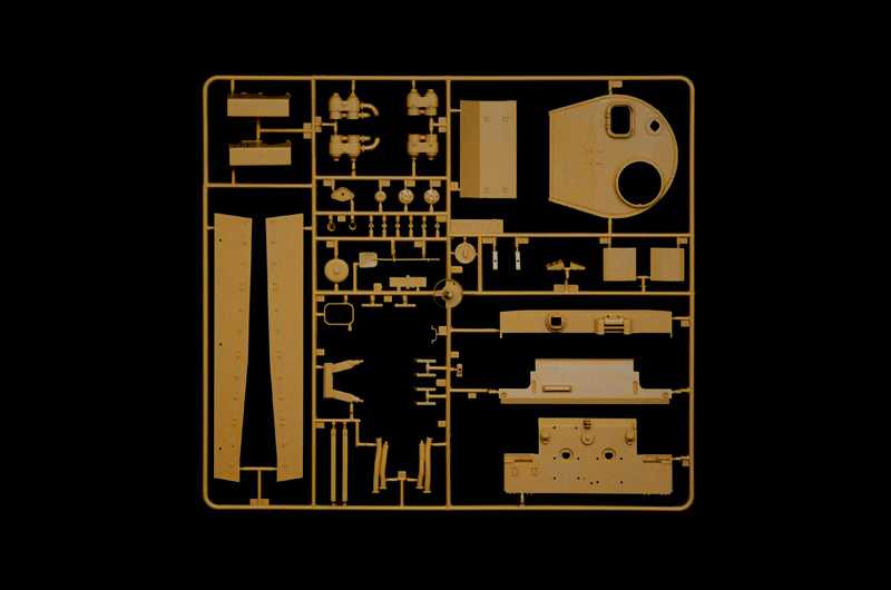 Model Kit tank 6767 - Pz. Kpfw. VI Tiger I Ausf. E/H1 (1:35)