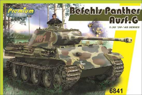 Model Kit tank 6841 - BEFEHLS PANTHER Ausf.G (1:35) 34-6841