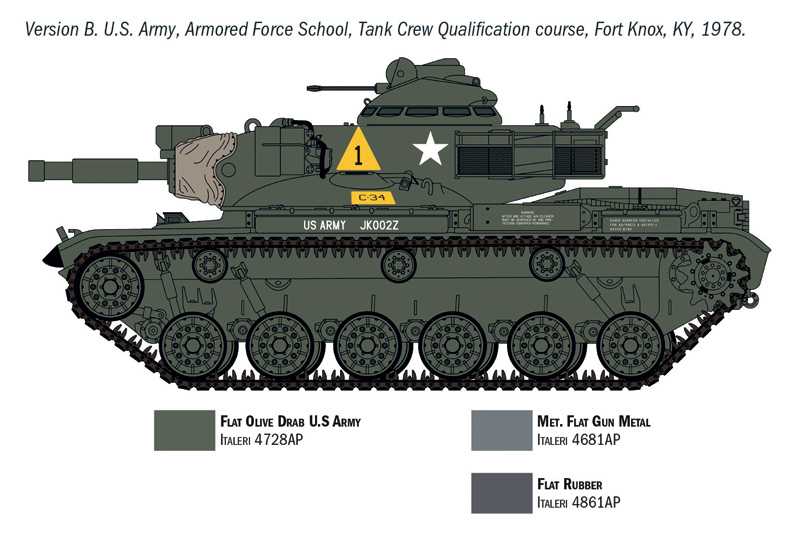 Model Kit tank 7086 - M60A2 (1:72)