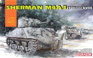 Model Kit tank 7569 - Sherman M4A3 (105mm) VVSS (1:72)