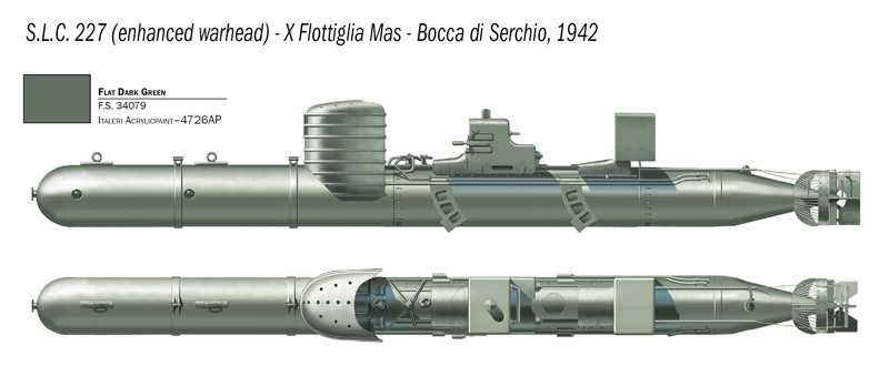 Model Kit torpédo 5621 - S.L.C. MAIALE (1:35)