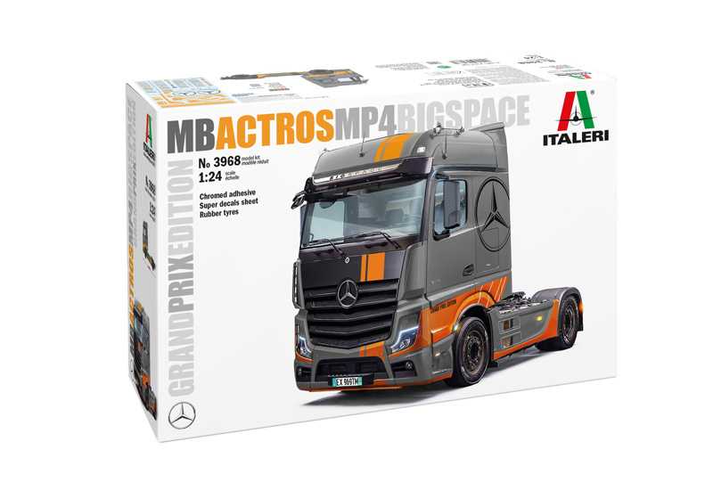 Model Kit truck 3968 - Mercedes-Benz Actros MP4 Space Grand Prix Edition (1:24)