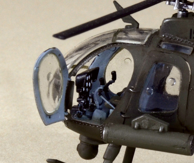 Model Kit vrtulník 0017 - AH-6 NIGHT FOX (1:72)