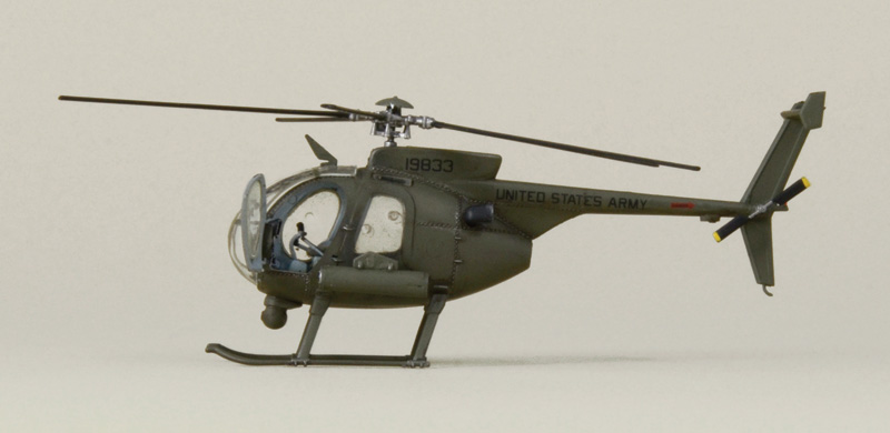 Model Kit vrtulník 0017 - AH-6 NIGHT FOX (1:72)