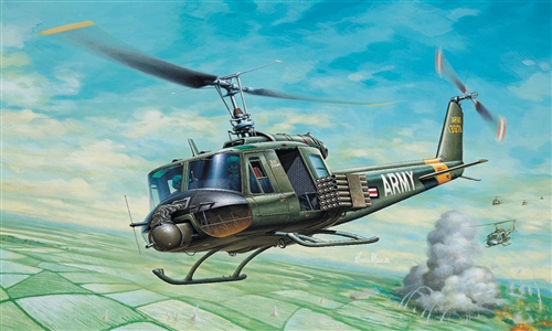 Model Kit vrtulník 0040 - UH-1B HUEY (1:72)